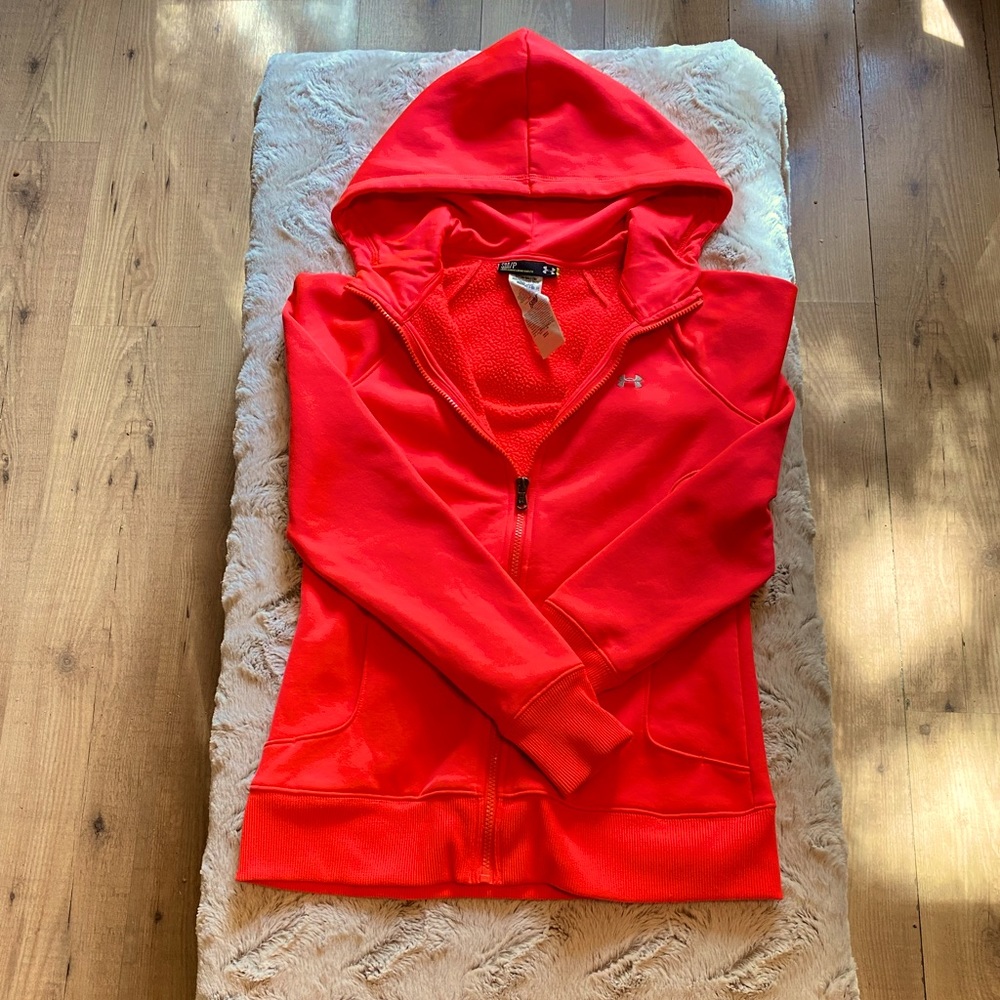 Under armour neon hoodie